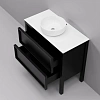 Тумба с раковиной ArtDecco Elisa 90 AES09F78S300 черный дуб Тумба с раковиной ArtDecco Elisa 90 AES09F78S300 черный дуб
