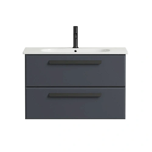 Тумба под раковину CEZARES ECO-CER-800-2C-SO-GR-P Grafito 770x450 подвесная Тумба под раковину CEZARES ECO-CER-800-2C-SO-GR-P Grafito 770x450 подвесная