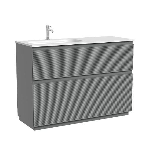 Тумба под раковину SANCOS Folk Floor FL120FLES левая 1190х445х850 Ergraut soft, напольная Тумба под раковину SANCOS Folk Floor FL120FLES левая 1190х445х850 Ergraut soft, напольная