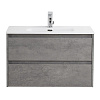 Картинка анонса товара «тумба под раковину belbagno kraft 39-800/390-2c-so-cg cemento grigio подвесная 800x390»