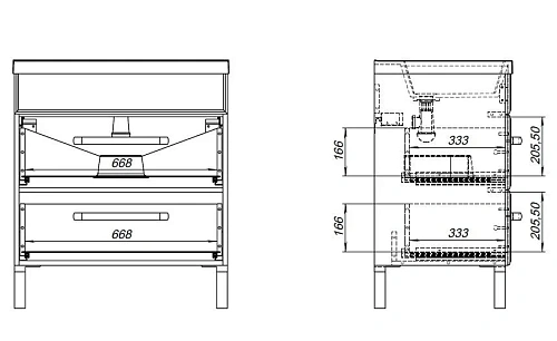 Тумба под раковину Aquanet Лукка 75 белый 00302397 напольная/подвесная Тумба под раковину Aquanet Лукка 75 белый 00302397 напольная/подвесная