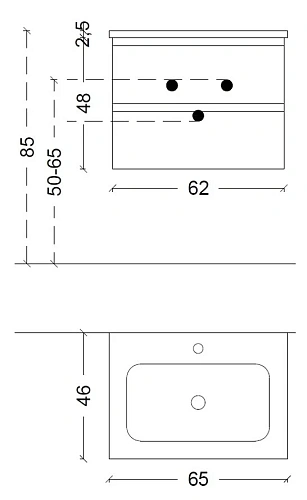 Тумба под раковину Boheme CAPOLDA 65 light wood 849-065-LW Тумба под раковину Boheme CAPOLDA 65 light wood 849-065-LW