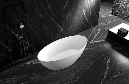 Ванна отдельностоящая ABBER AB9374-1.7 170x80 универсальная, белая акриловая Ванна отдельностоящая ABBER AB9374-1.7 170x80 универсальная, белая акриловая