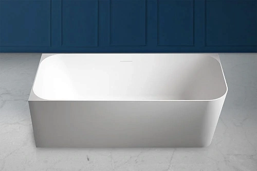 Ванна из искусственного камня ABBER AS9621-1.7 L 170x75 левосторонняя, белая матовая, искусственный камень Ванна из искусственного камня ABBER AS9621-1.7 L 170x75 левосторонняя, белая матовая, искусственный камень