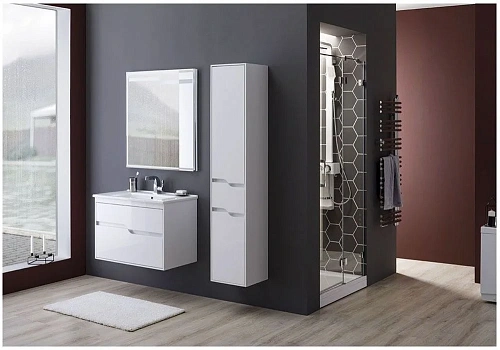 Зеркало Aquanet Модена 85 белый 00196966 Зеркало Aquanet Модена 85 белый 00196966