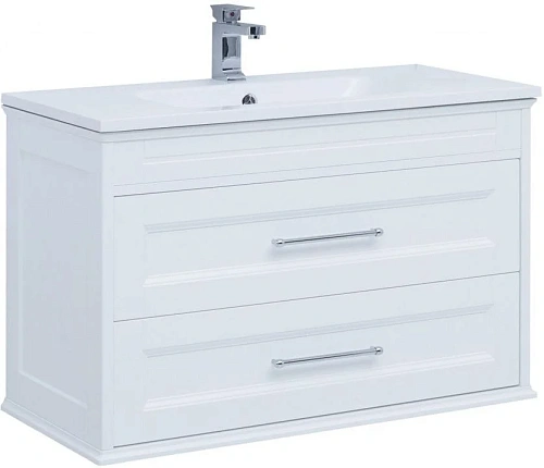 Тумба под раковину Aquanet Бостон М 100 белый 00209678 Тумба под раковину Aquanet Бостон М 100 белый 00209678