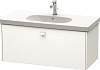 Картинка анонса товара «тумба под раковину duravit brioso br404701818 подвесная 102 см белая»
