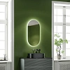 Зеркало Sancos Oval OV45C 450х900 фоновая подсветка с сенсорным управлением Зеркало Sancos Oval OV45C 450х900 фоновая подсветка с сенсорным управлением