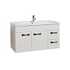 Картинка анонса товара «тумба с раковиной aquaton диор 80 (1a1678k1dr010) белая»