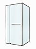 Душевой уголок CEZARES LUX-AH-FS-11-100/90-C-GM 100x90 см, профиль оружейная сталь, стекло прозрачное
