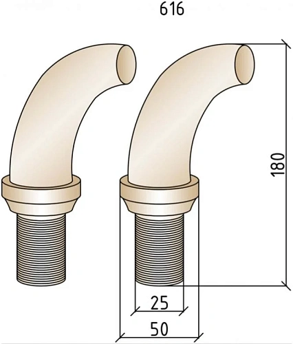 Уголки на борт ванны Boheme Medici 616 Уголки на борт ванны Boheme Medici 616