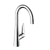Смеситель для кухни Hansgrohe 260, для водонагревателей открытого типа, 1jet 72812000, хром Смеситель для кухни Hansgrohe 260, для водонагревателей открытого типа, 1jet 72812000, хром