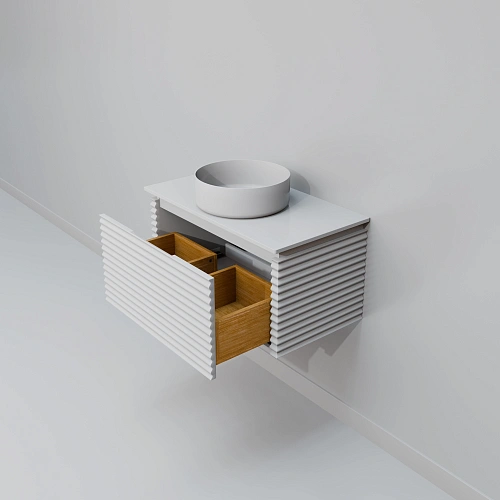 Тумба с раковиной ArtDecco Jacqueline 80 AJC08W34S300 белый Тумба с раковиной ArtDecco Jacqueline 80 AJC08W34S300 белый