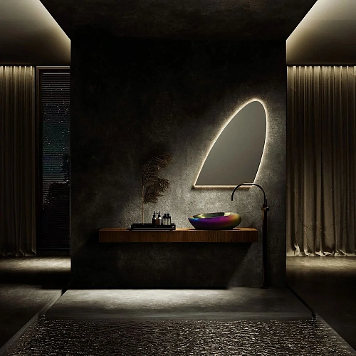 Раковина ABBER Bequem AC2107Regen накладная, хамелеон Раковина ABBER Bequem AC2107Regen накладная, хамелеон