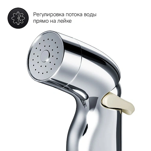 Гигиенический душ AM.PM X-Joy F0H85A500 для скрытого монтажа, хром Гигиенический душ AM.PM X-Joy F0H85A500 для скрытого монтажа, хром