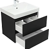 Тумба под раковину Aquanet Вега 2.0 60 черный 00337953 подвесная Тумба под раковину Aquanet Вега 2.0 60 черный 00337953 подвесная