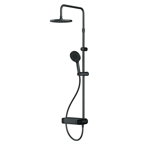 Душевая система AM.PM X-Joy F0785A622 верхний душ 220мм, черный Душевая система AM.PM X-Joy F0785A622 верхний душ 220мм, черный