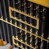 Тумба под раковину Armadi Art Monaco 80см черная глянец + золото под раковину чашу 867-080-BG Тумба под раковину Armadi Art Monaco 80см черная глянец + золото под раковину чашу 867-080-BG