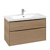 Картинка анонса товара «тумба под раковину villeroy &amp; boch subway 3.0 nordic oak / nordic oak c57001vj»