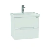 Тумба под раковину Onika Айленд 60 см 106161 подвесная, белая (для Фостер 60)