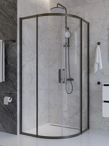 Душевой уголок CEZARES PLANE-R-2-90-C-GM 90x90 см Душевой уголок CEZARES PLANE-R-2-90-C-GM 90x90 см