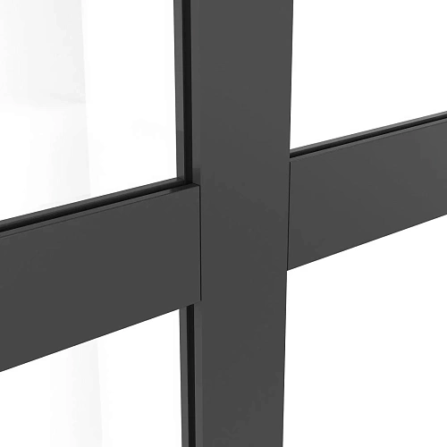 Душевая перегородка Niagara Nova NG-686-90BLACK (90x195) черный матовый, стекло прозрачное с рисунком Душевая перегородка Niagara Nova NG-686-90BLACK (90x195) черный матовый, стекло прозрачное с рисунком