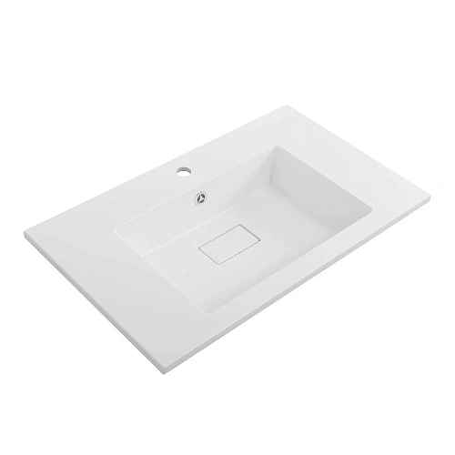 Раковина CEZARES CZR-800/480-LV-MR-PRS белый матовый 800x480 искусственный камень Раковина CEZARES CZR-800/480-LV-MR-PRS белый матовый 800x480 искусственный камень