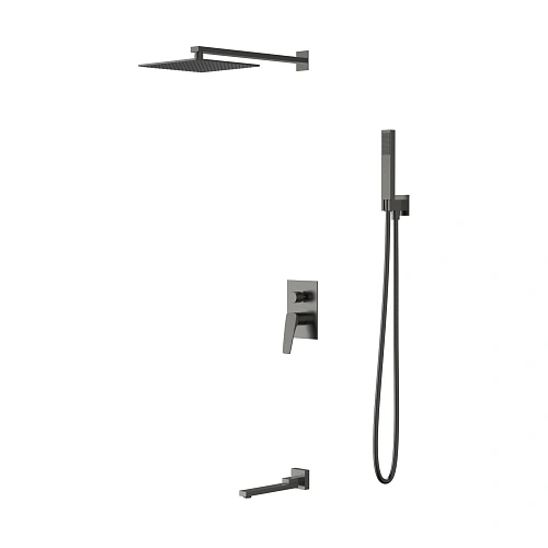 Душевая система Vincea Puro VSFW-5P1GM встраиваемый, вороненая сталь Душевая система Vincea Puro VSFW-5P1GM встраиваемый, вороненая сталь