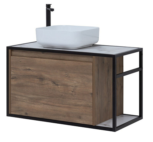 Тумба под раковину Aquanet Nova Lite Loft 90 L дуб рустикальный 00261660 Тумба под раковину Aquanet Nova Lite Loft 90 L дуб рустикальный 00261660