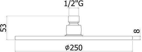 Верхний душ Paffoni Master Speciale ZSOF101CR + ZSOF034CR Верхний душ Paffoni Master Speciale ZSOF101CR + ZSOF034CR