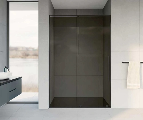 Душевая дверь Vincea Arno VPS-1A120CGB, 1200, черный, стекло тонированное Душевая дверь Vincea Arno VPS-1A120CGB, 1200, черный, стекло тонированное