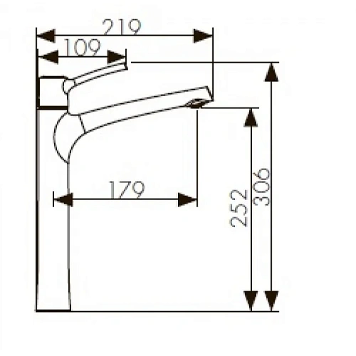 Смеситель для раковины Kaiser 49133, хром Смеситель для раковины Kaiser 49133, хром