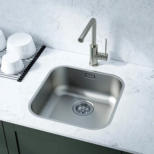 Кухонная мойка Iddis Mate (MAT44S0i77) нержавеющая сталь сатин 446x446 Кухонная мойка Iddis Mate (MAT44S0i77) нержавеющая сталь сатин 446x446