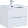 Тумба под раковину Aquanet Алвита New 60 2 ящика, белый матовый 00277510 Тумба под раковину Aquanet Алвита New 60 2 ящика, белый матовый 00277510