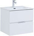 Тумба под раковину Aquanet Алвита New 60 2 ящика, белый матовый 00277510 Тумба под раковину Aquanet Алвита New 60 2 ящика, белый матовый 00277510