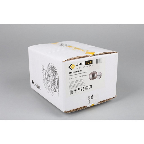 Светильник настенный (Бра) Omnilux Marsala OML-93801-01 Светильник настенный (Бра) Omnilux Marsala OML-93801-01