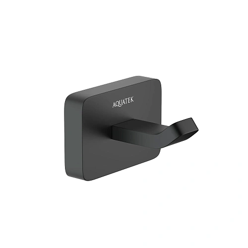 Крючок Aquatek ЛИБРА AQ4301MB черный матовый Крючок Aquatek ЛИБРА AQ4301MB черный матовый