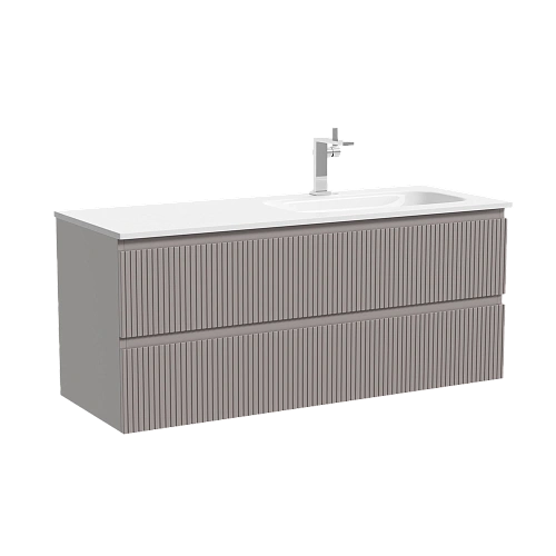 Тумба под раковину SANCOS Snob SNR120RSM R правая 1195х445х500 Doha Soft подвесная Тумба под раковину SANCOS Snob SNR120RSM R правая 1195х445х500 Doha Soft подвесная