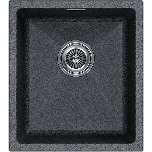 Кухонная мойка Paulmark LUMI 41UNI LU41-DG, графит, 410х460 Кухонная мойка Paulmark LUMI 41UNI LU41-DG, графит, 410х460