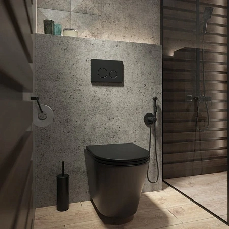 Клавиша смыва Iddis чёрная Unisteel 001 (UNS01MBi77) Клавиша смыва Iddis чёрная Unisteel 001 (UNS01MBi77)