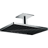 Картинка анонса товара «верхний душ hansgrohe rainmaker select 460 2jet 24004600, черный/хром встраиваемый»