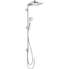 Картинка анонса товара «душевая система hansgrohe crometta e 240 1jet showerpipe reno ecosmart 27289000»