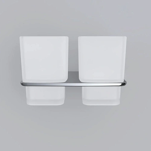 Стакан AM.PM Inspire V2.0 A50A343400 стеклянный, хром Стакан AM.PM Inspire V2.0 A50A343400 стеклянный, хром