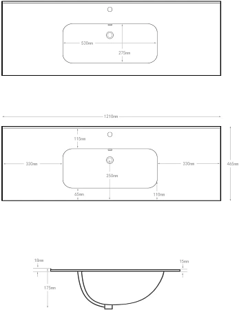 Раковина Allen Brau Glority 120 1.35010.20 Раковина Allen Brau Glority 120 1.35010.20