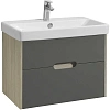 Тумба под раковину Aquaton Оливия 70 грей, дуб ойстер 1A254301OLUG0