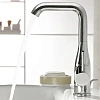 Смеситель для раковины GROHE Essence+ с донным клапаном и высоким изливом, хром (32628001) Смеситель для раковины GROHE Essence+ с донным клапаном и высоким изливом, хром (32628001)