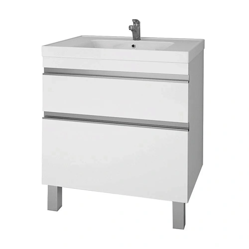 Тумба под раковину DREJA GRACE PLUS, 70 см, подвесная/напольная, 2 ящика, с опорами, белый глянец 99 99.0905 Тумба под раковину DREJA GRACE PLUS, 70 см, подвесная/напольная, 2 ящика, с опорами, белый глянец 99 99.0905