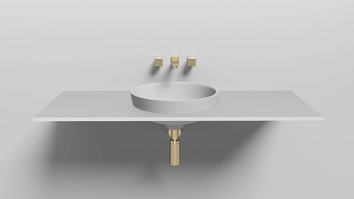 Раковина Salini MAREA 03 1802203M 415x415 полувстраиваемая S-Stone Раковина Salini MAREA 03 1802203M 415x415 полувстраиваемая S-Stone