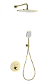 Душевая система Wonzon & Woghand с термостатом, встраиваемая, брашированное золото (WW-D2017-A-BG) Душевая система Wonzon & Woghand с термостатом, встраиваемая, брашированное золото (WW-D2017-A-BG)