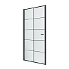Картинка анонса товара «душевая дверь new trendy new soleo black одинарные 80x195 d-0276a (черный)»